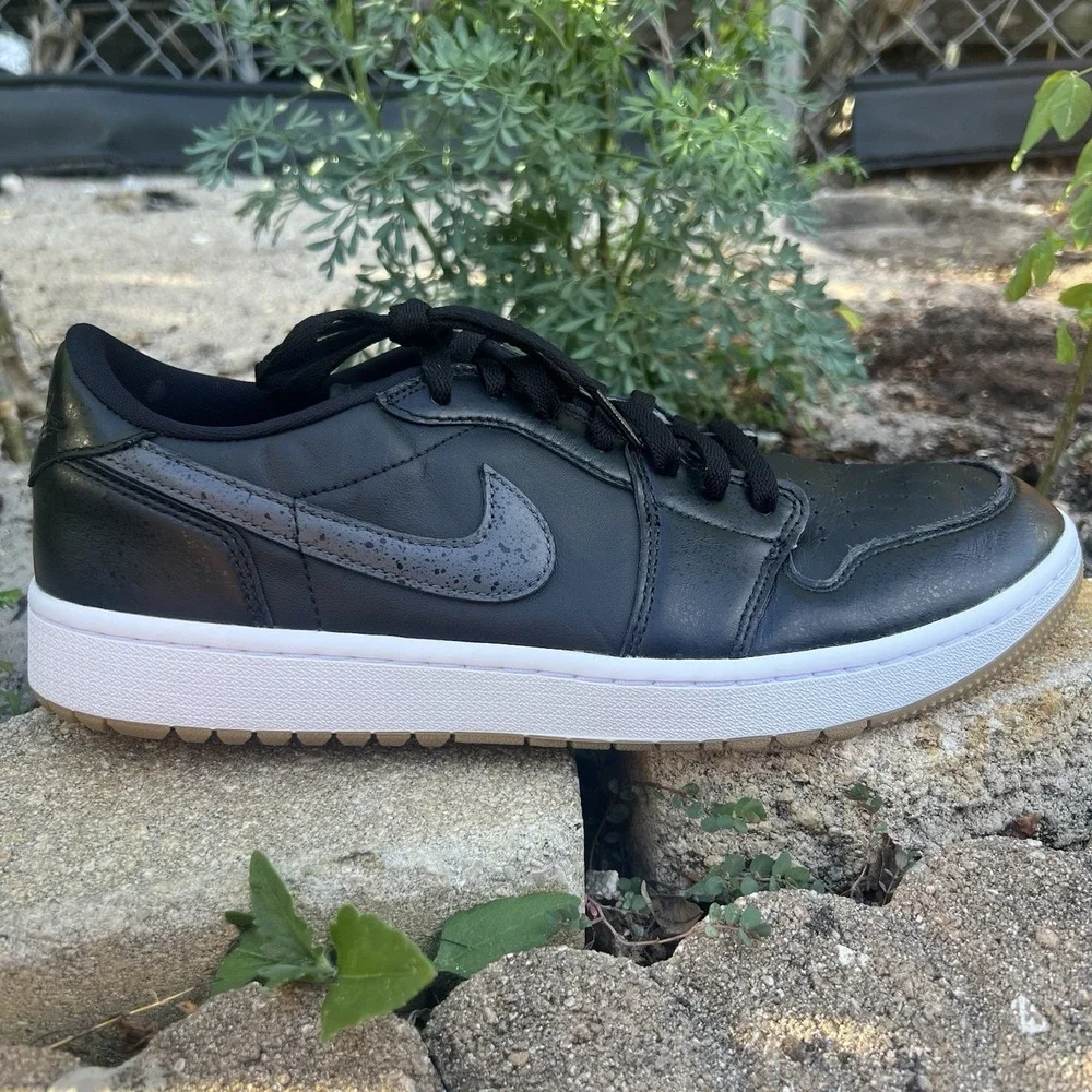 Nike Air Jordan 1 Low G Golf Shoes 'Black' (DD9315-005) Size 12